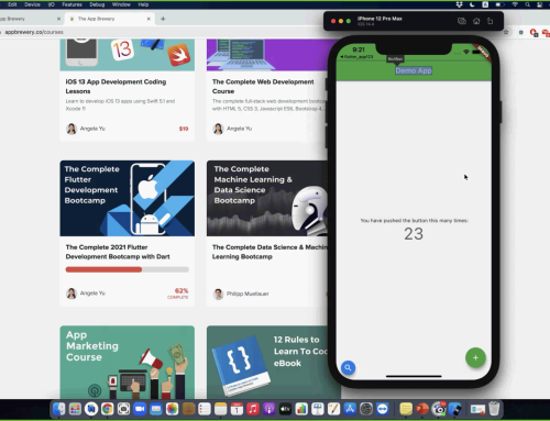 Development of Mobile Apps Using Flutter